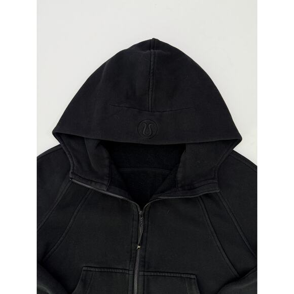 lululemon black scuba full zip scuba hoodie - size M/L - Picture 3 of 5